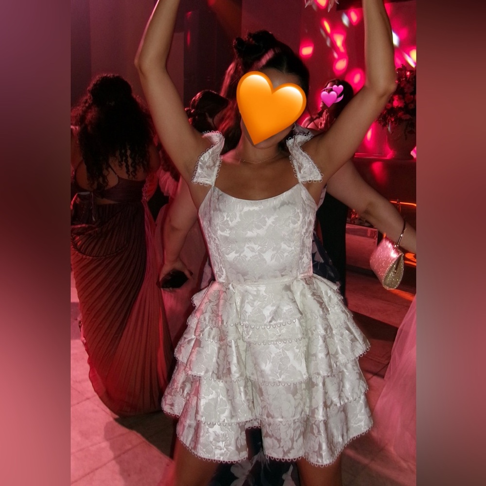 V. Chapman The Patisserie Dress in Coconut Macron